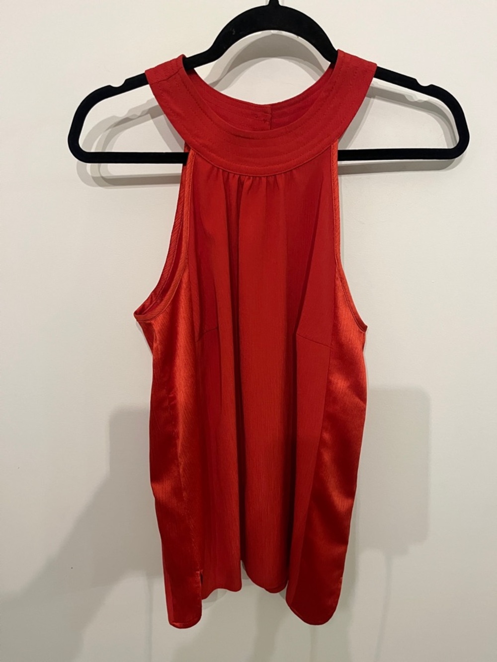 Johnston & Murphy Burnt Orange High-Neck Camisole